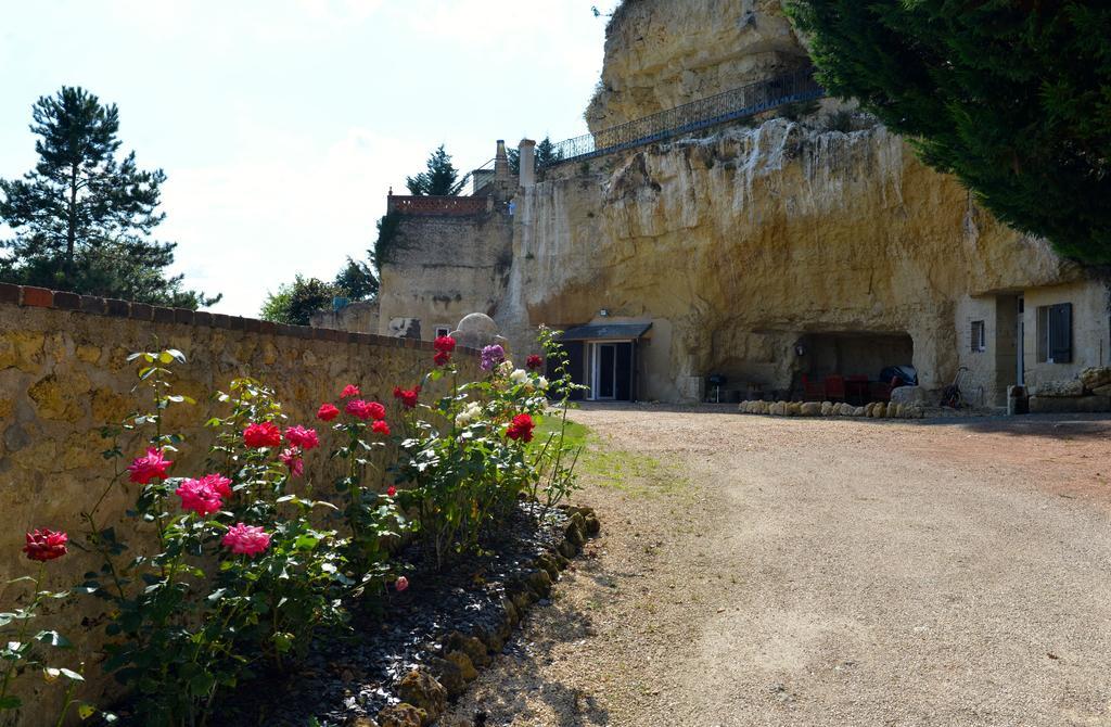 Gites Troglodytes Du Chateau De L'Etoile Vernou-sur-Brenne חדר תמונה